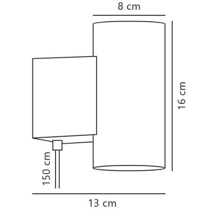 Nordlux - LED Stmievateľné nástenné svietidlo MONA LED/10W/230V CRI 90