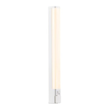 Nordlux - LED stmievateľné osvetlenie kúpeľňového zrkadla so zásuvkou SJAVER LED/15W/230V IP44 60 cm biela