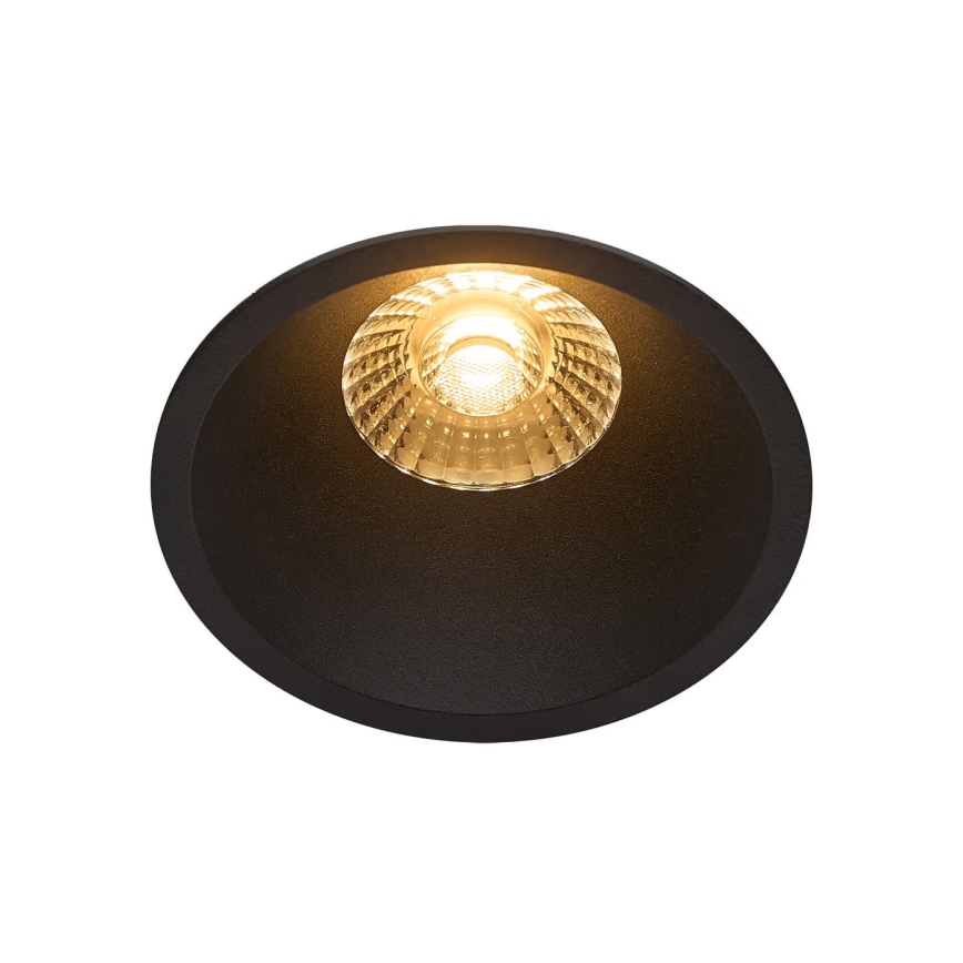 Nordlux - LED Stmievateľné kúpeľňové podhľadové svietidlo ALBRIC LED/8W/230V IP44 čierna