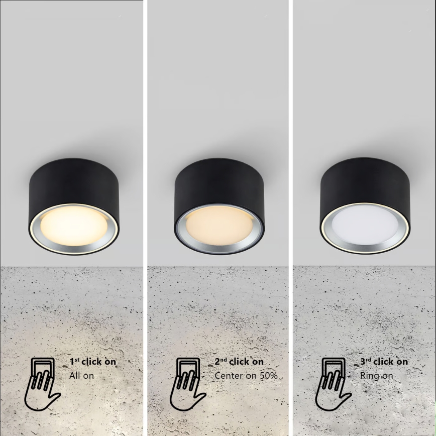 Nordlux - LED Stmievateľné stropné svietidlo FALLON LED/5,5W/230V 2700K pr. 10 cm biela