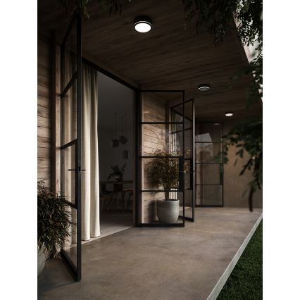 Nordlux - LED Stmievateľné vonkajšie nástenné svietidlo AVA SMART LED/9,5W/230V 2700K IP54 čierna