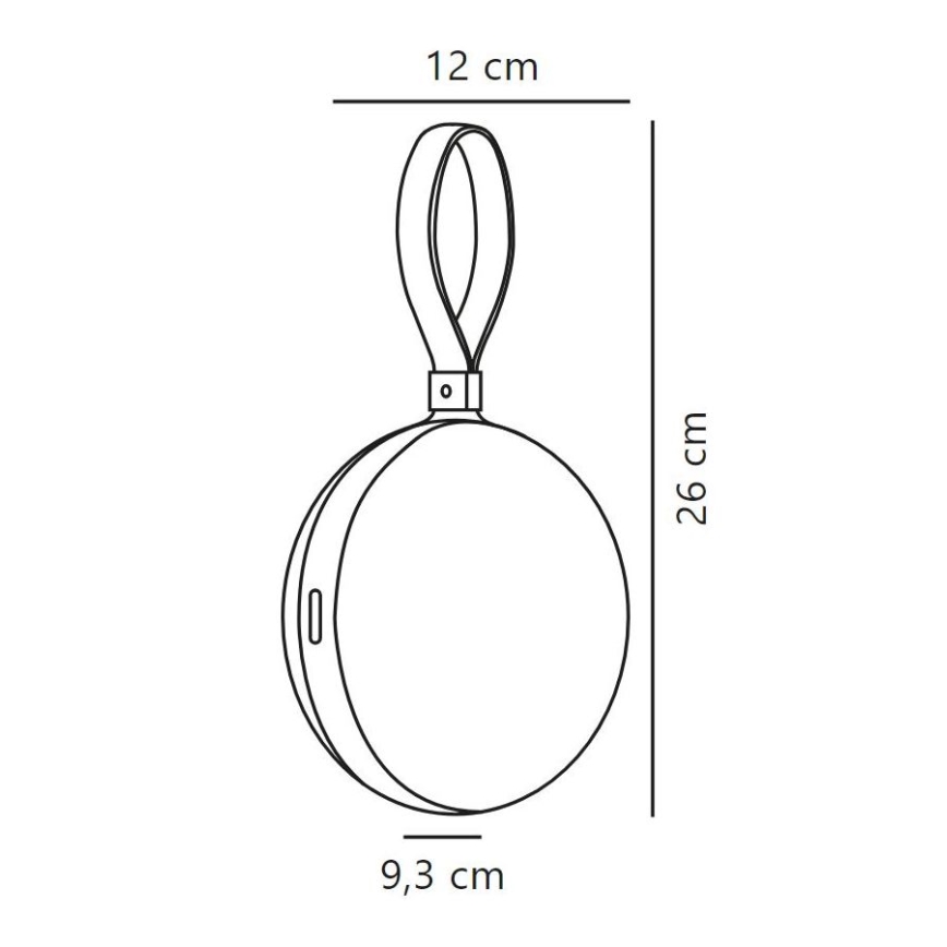 Nordlux - LED Stmievateľné vonkajšie prenosné svietidlo BRING TO-GO LED/1W/3,7V IP54 zelená
