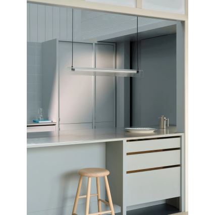 Nordlux - LED stmievateľný luster na lanku ALIANI LED/20W/230V 3000K 100 cm čierna/priehľadná