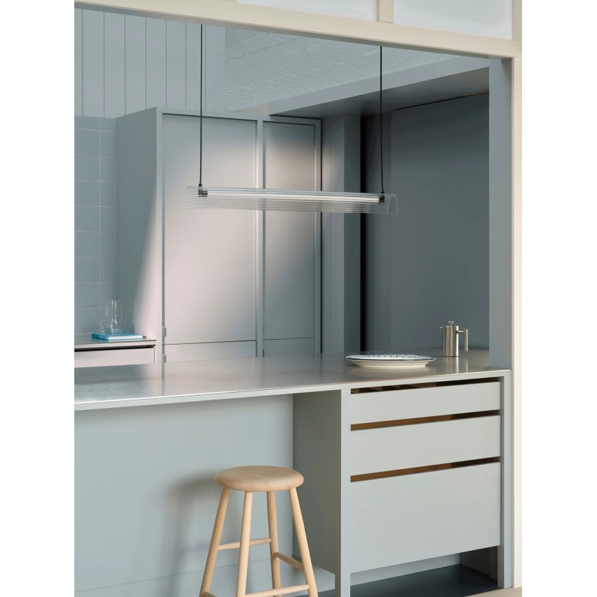 Nordlux - LED stmievateľný luster na lanku ALIANI LED/20W/230V 3000K 100 cm čierna/priehľadná