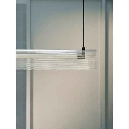 Nordlux - LED stmievateľný luster na lanku ALIANI LED/20W/230V 3000K 100 cm čierna/priehľadná