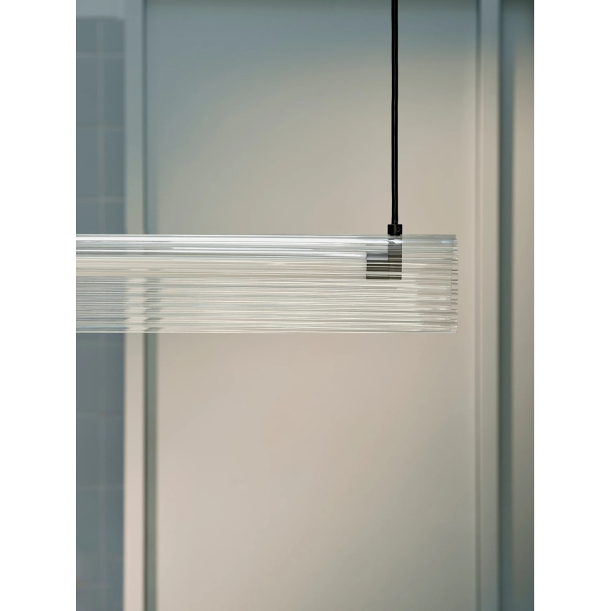 Nordlux - LED stmievateľný luster na lanku ALIANI LED/20W/230V 3000K 100 cm čierna/priehľadná