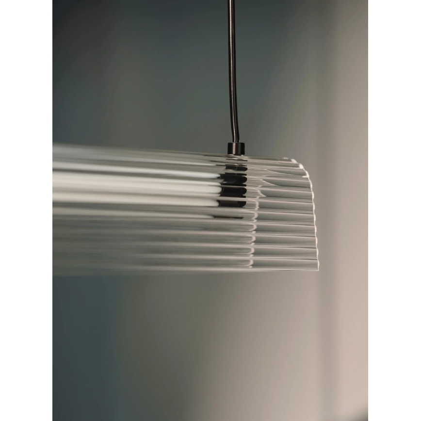 Nordlux - LED stmievateľný luster na lanku ALIANI LED/20W/230V 3000K 100 cm čierna/priehľadná