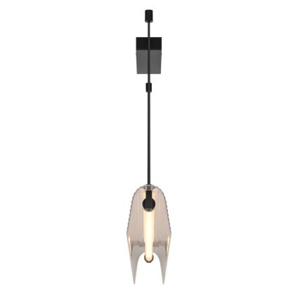 Nordlux - LED stmievateľný luster na lanku ALIANI LED/20W/230V 3000K 100 cm čierna/priehľadná