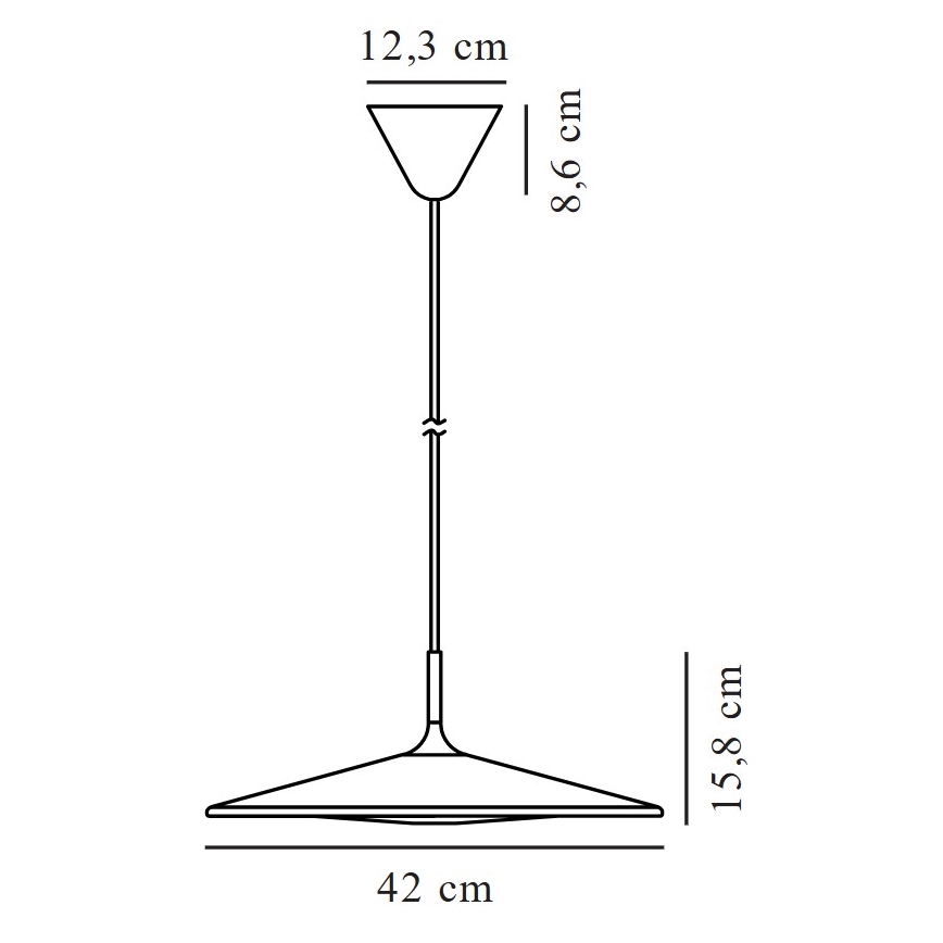 Nordlux - LED Stmievateľný luster na lanku BALANCE LED/230V 2700K pr. 42 cm čierna