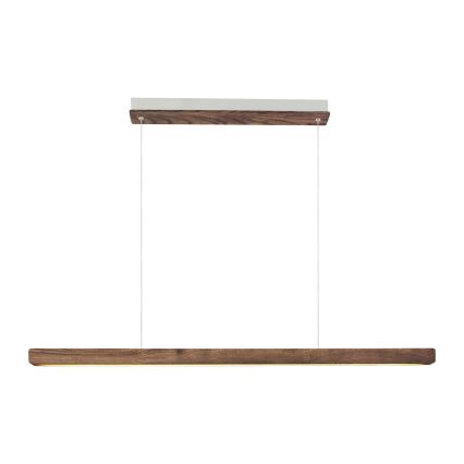 Nordlux - LED Stmievateľný luster na lanku ILGAS LED/47W/230V 3000K hnedá/jaseň 115 cm