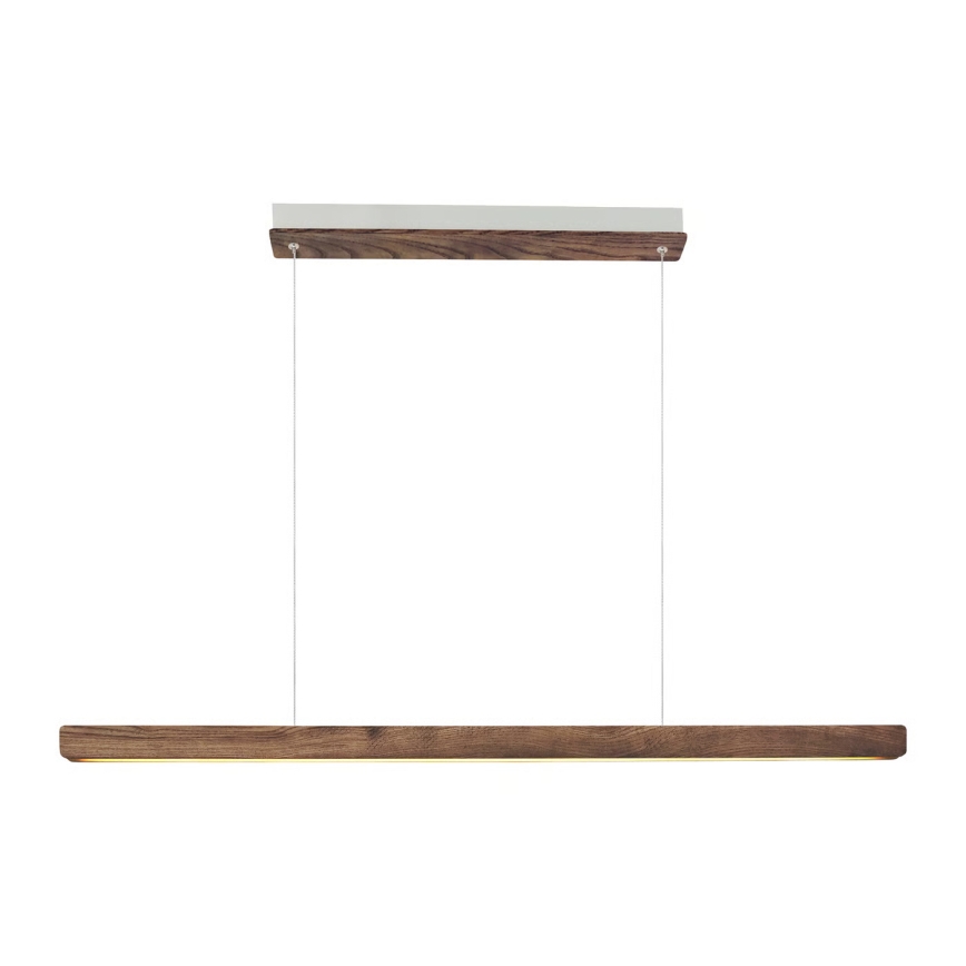 Nordlux - LED Stmievateľný luster na lanku ILGAS LED/47W/230V 3000K hnedá/jaseň 115 cm