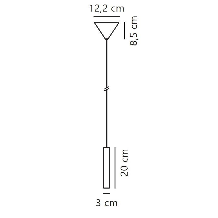 Nordlux - LED Stmievateľný luster na lanku OMARI LED/4,4W/230V čierna