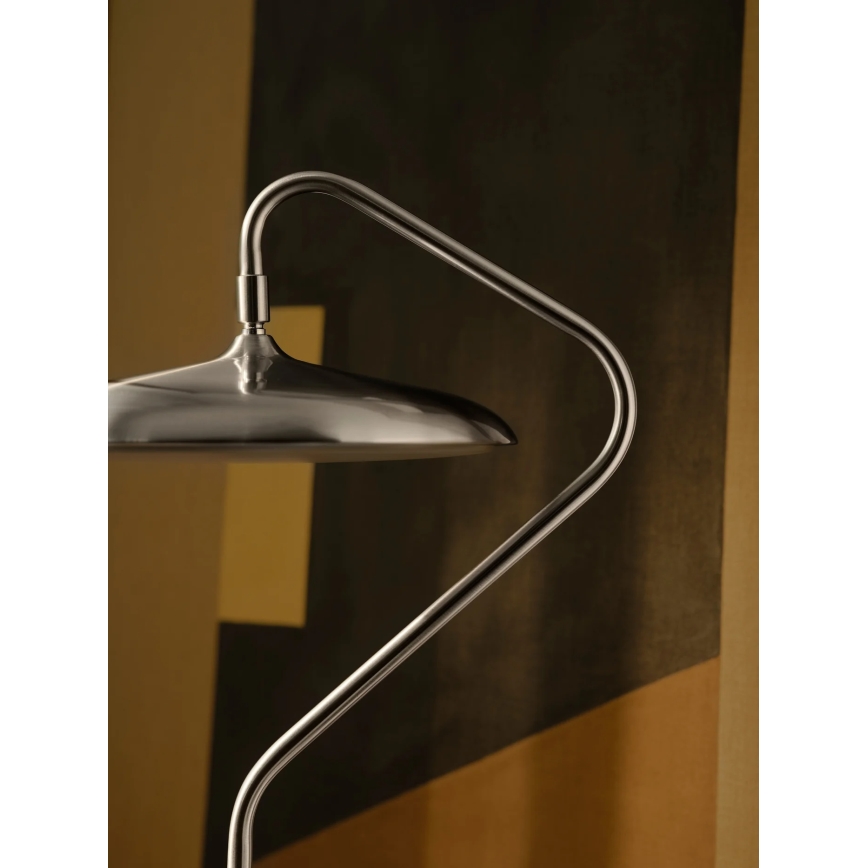 Nordlux - LED stolná lampa ARTIST LED/15W/230V nerezová