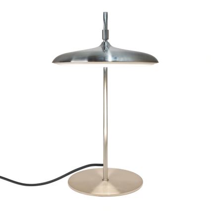 Nordlux - LED stolná lampa ARTIST LED/15W/230V nerezová