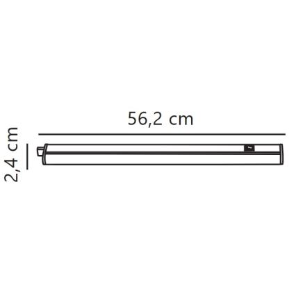 Nordlux - LED Stmievateľné podlinkové svietidlo LATONA LED/8W/230V 3000/4000K 56,2 cm