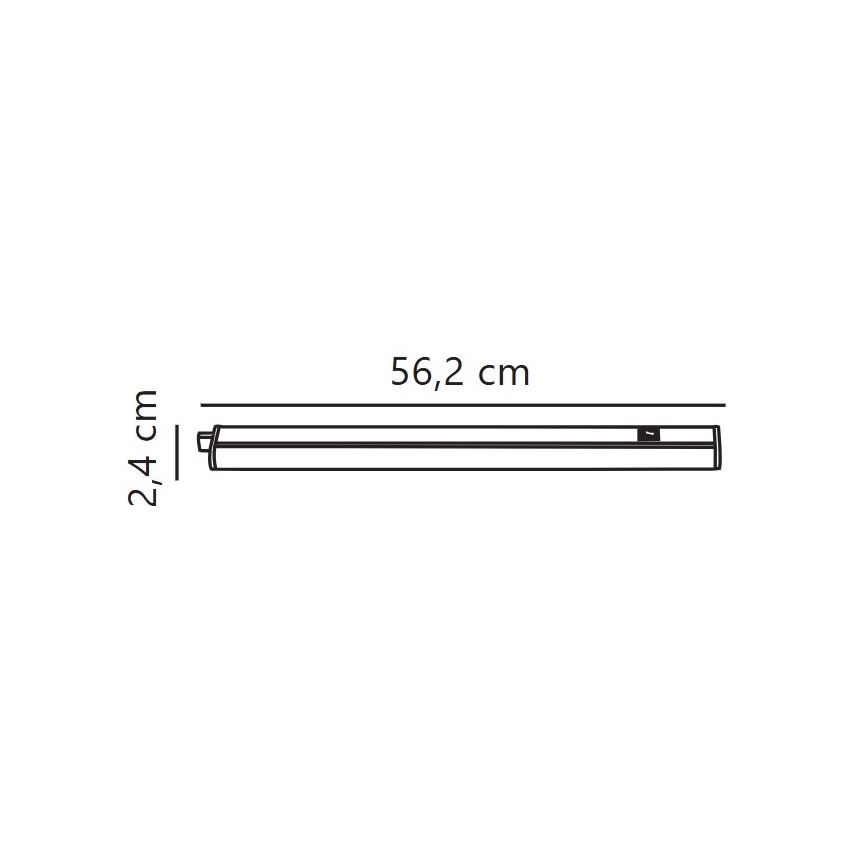 Nordlux - LED Stmievateľné podlinkové svietidlo LATONA LED/8W/230V 3000/4000K 56,2 cm