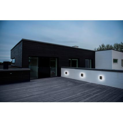 Nordlux - LED Vonkajšie nástenné svietidlo ARTEGO LED/7,2W/230V 3000K IP54 čierna