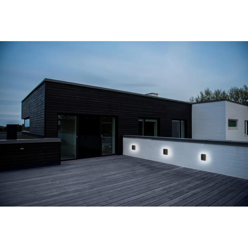 Nordlux - LED Vonkajšie nástenné svietidlo ARTEGO LED/7,2W/230V 3000K IP54 čierna