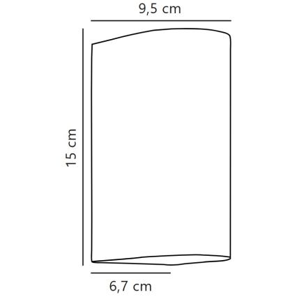 Nordlux - LED Vonkajšie nástenné svietidlo ASBOL LED/13,3W/230V 3000K IP44