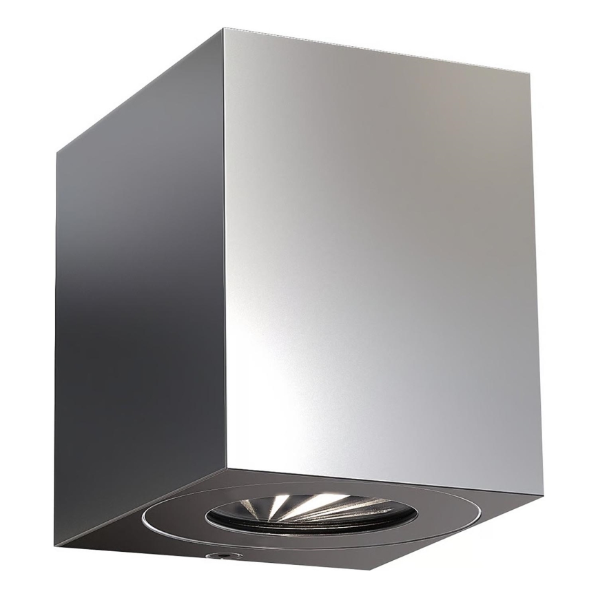 Nordlux - LED vonkajšie nástenné svietidlo CANTO 2xLED/5W/230V IP44 nerezové