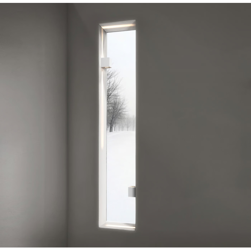 Nordlux - LED Vonkajšie nástenné svietidlo CANTO 2xLED/6W/230V IP44 biela