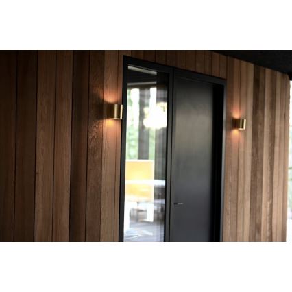 Nordlux - LED vonkajšie nástenné svietidlo CANTO 2xLED/6W/230V IP44 mosadz