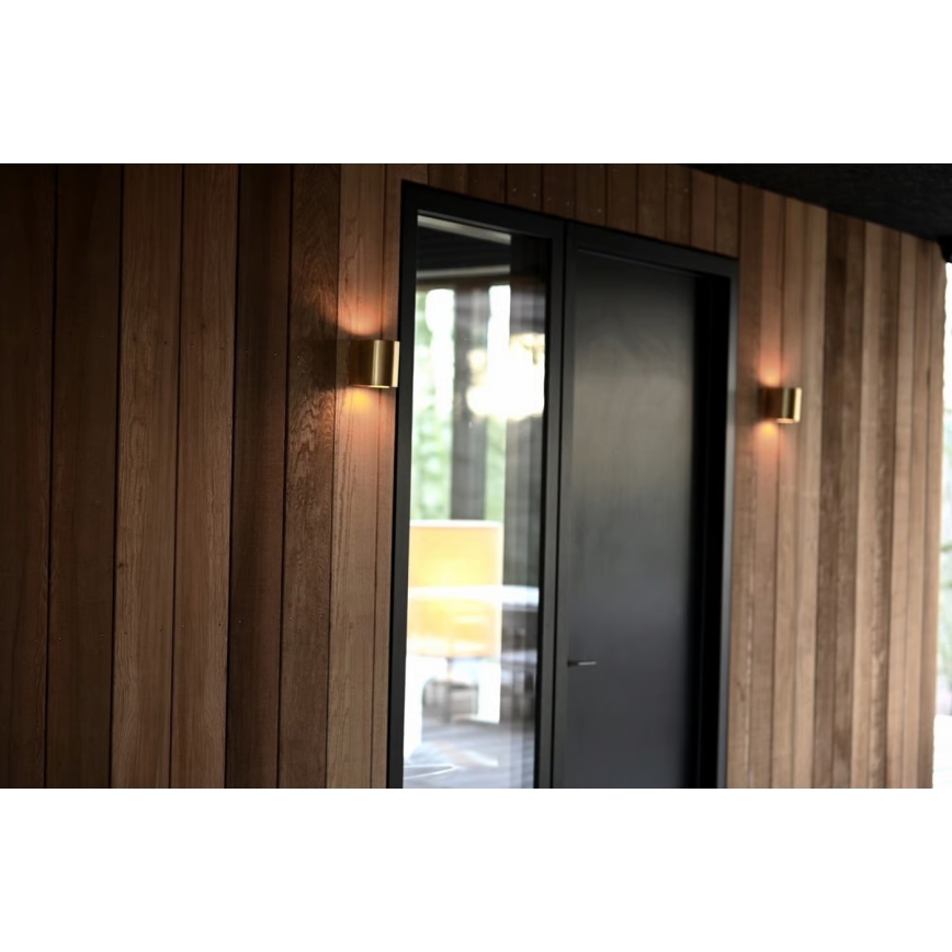 Nordlux - LED vonkajšie nástenné svietidlo CANTO 2xLED/6W/230V IP44 mosadz