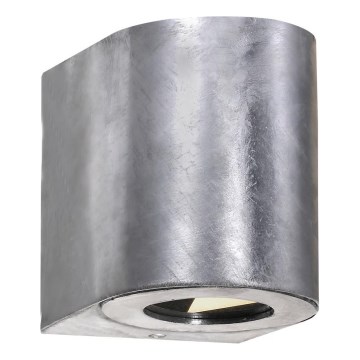Nordlux - LED Vonkajšie nástenné svietidlo CANTO 2xLED/6W/230V IP44 strieborná