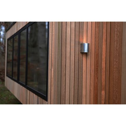 Nordlux - LED Vonkajšie nástenné svietidlo CANTO 2xLED/6W/230V IP44 strieborná