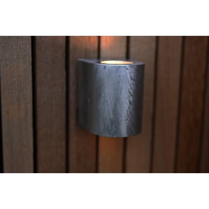 Nordlux - LED Vonkajšie nástenné svietidlo CANTO 2xLED/6W/230V IP44 strieborná