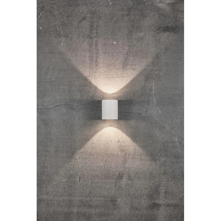 Nordlux - LED vonkajšie nástenné svietidlo CANTO 2×LED/6W/230V IP44 biela