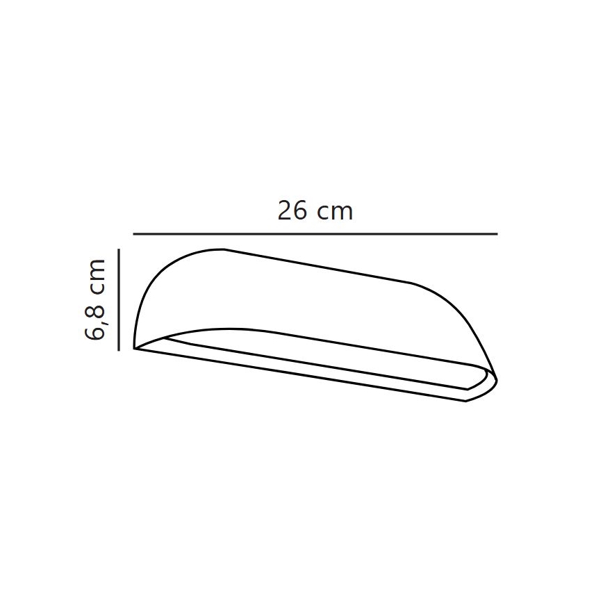 Nordlux - LED Vonkajšie nástenné svietidlo FRONT LED/9,5W/230V IP44