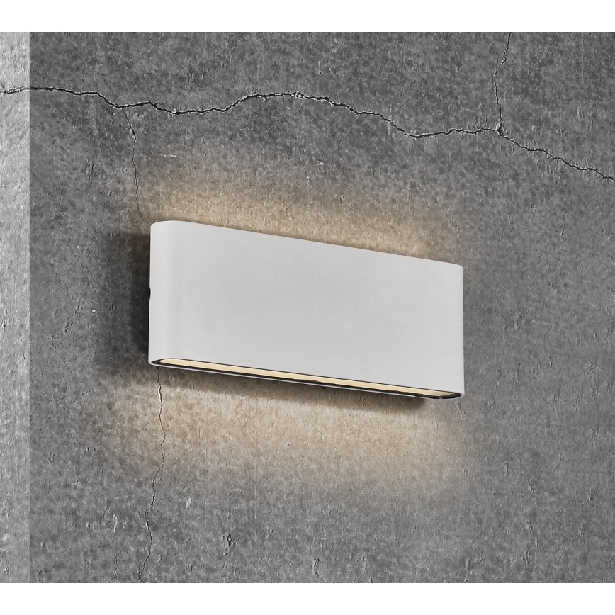 Nordlux - LED vonkajšie nástenné svietidlo KINVER LED/10W/230V IP54 biela
