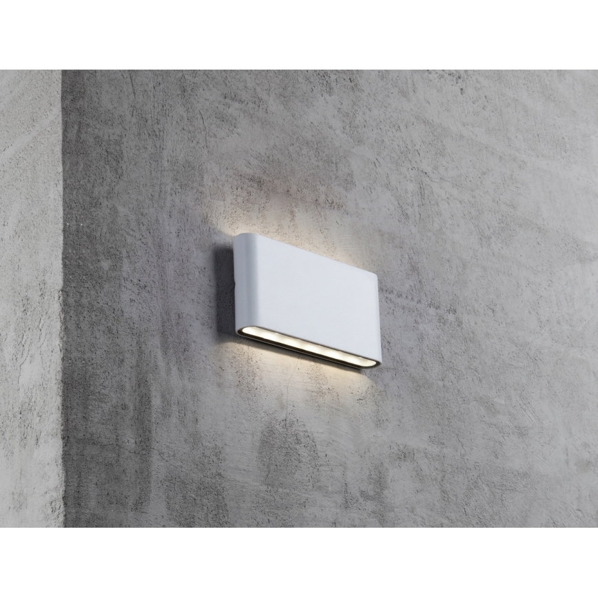 Nordlux - LED Vonkajšie nástenné svietidlo KINVER LED/8,5W/230V IP54 biela