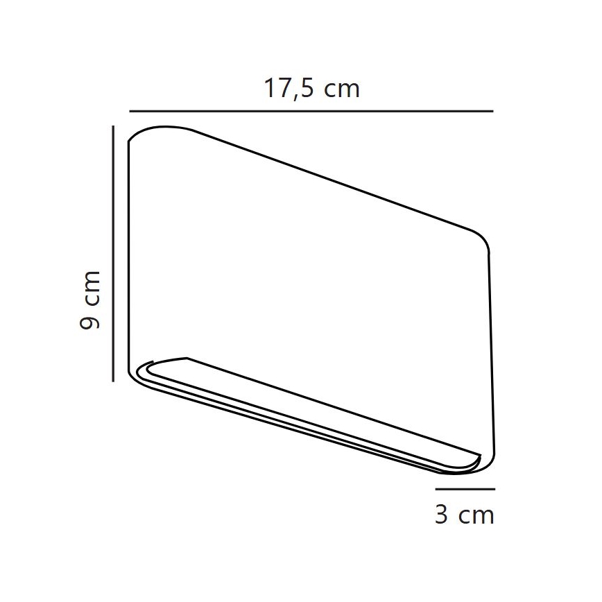 Nordlux - LED Vonkajšie nástenné svietidlo KINVER LED/8,5W/230V IP54 biela