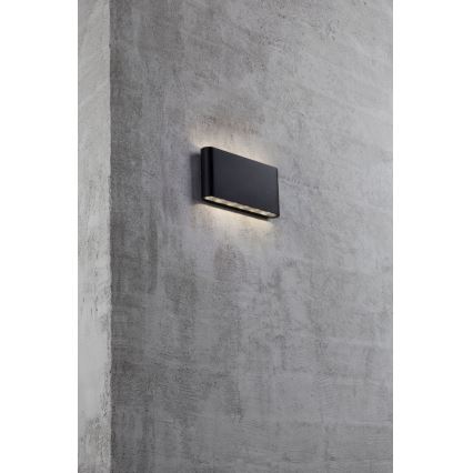 Nordlux - LED Vonkajšie nástenné svietidlo KINVER LED/8,5W/230V IP54 čierna