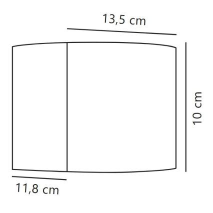 Nordlux - LED vonkajšie nástenné svietidlo MILDA LED/4,9W/230V IP44 antracit