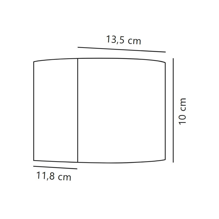 Nordlux - LED vonkajšie nástenné svietidlo MILDA LED/4,9W/230V IP44 antracit