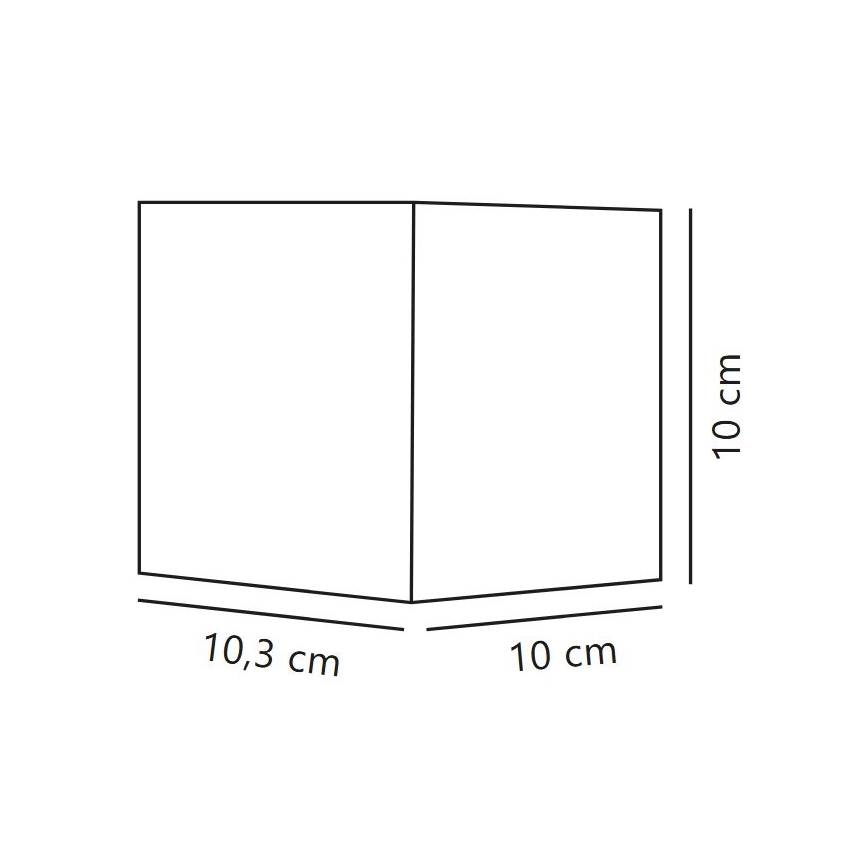 Nordlux - LED vonkajšie nástenné svietidlo MILDA LED/4,9W/230V IP44 čierne