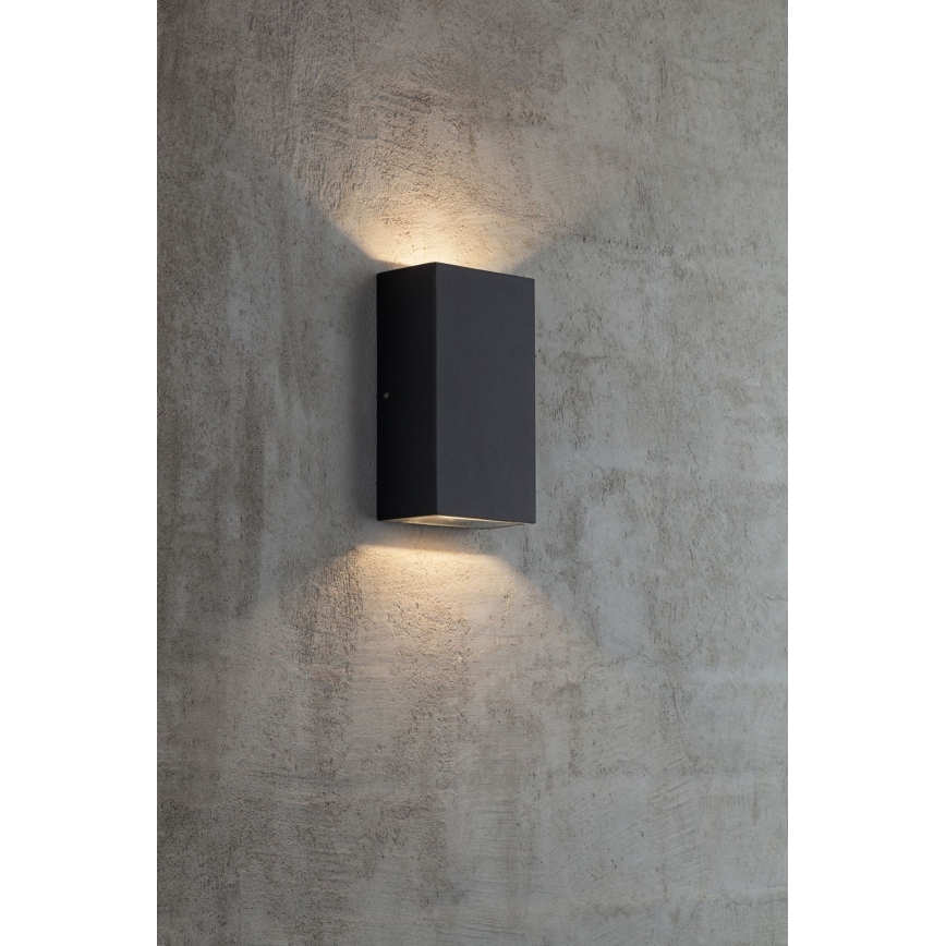 Nordlux - LED Vonkajšie nástenné svietidlo ROLD LED/10,5W/230V IP54 čierna