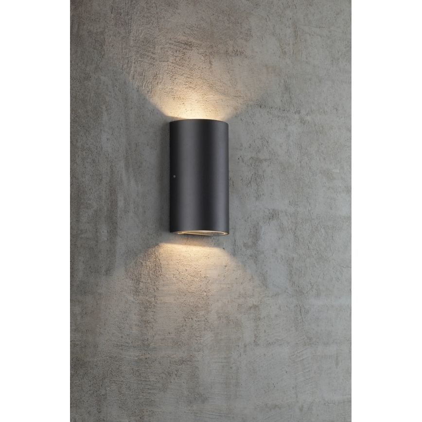 Nordlux - LED Vonkajšie nástenné svietidlo ROLD LED/10,5W/230V 3000K IP54 čierna