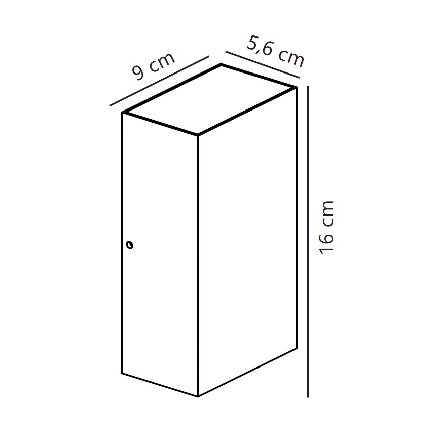 Nordlux - LED Vonkajšie nástenné svietidlo ROLD LED/10,5W/230V 3000K IP54 krémová