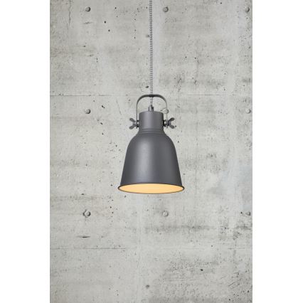Nordlux - Luster na lanku ADRIAN 1xE27/25W/230V pr. 16 cm antracit