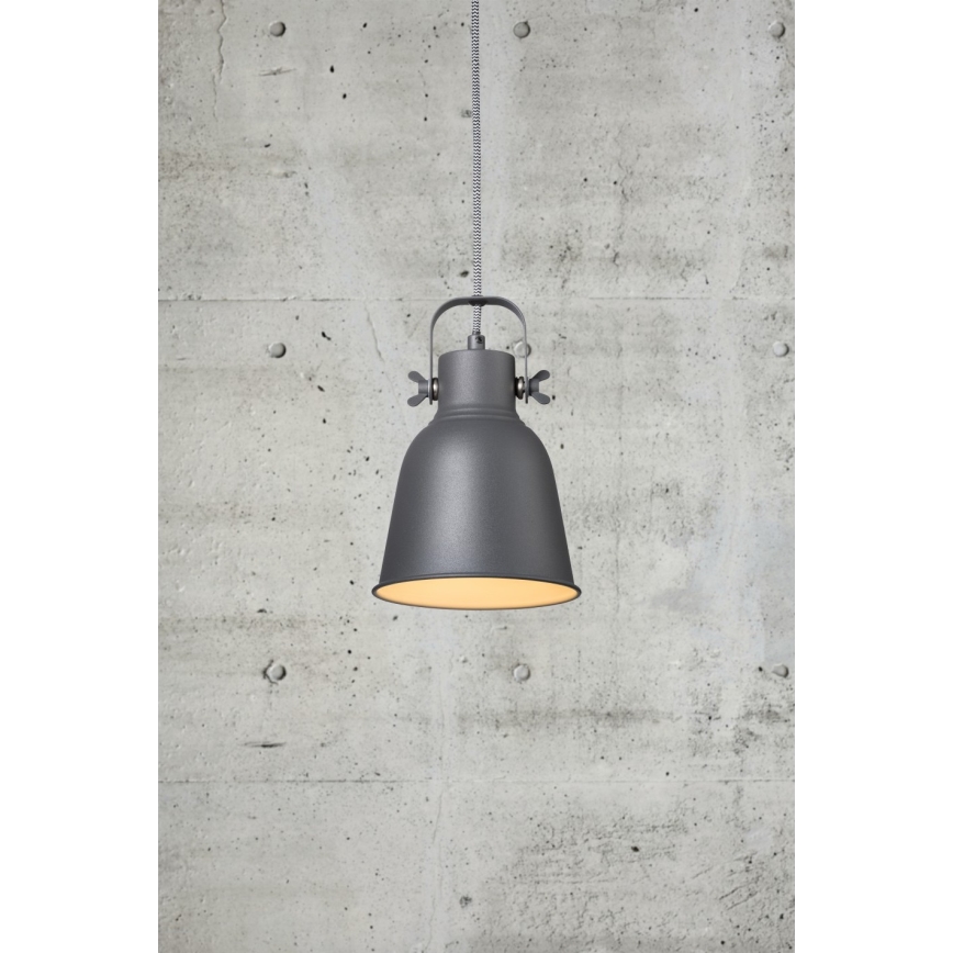 Nordlux - Luster na lanku ADRIAN 1xE27/25W/230V pr. 16 cm antracit