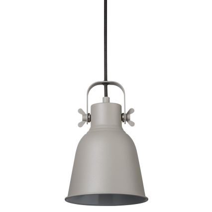 Nordlux - Luster na lanku ADRIAN 1xE27/25W/230V pr. 16 cm šedá
