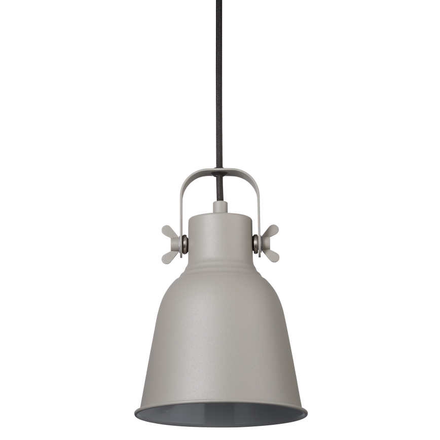 Nordlux - Luster na lanku ADRIAN 1xE27/25W/230V pr. 16 cm šedá