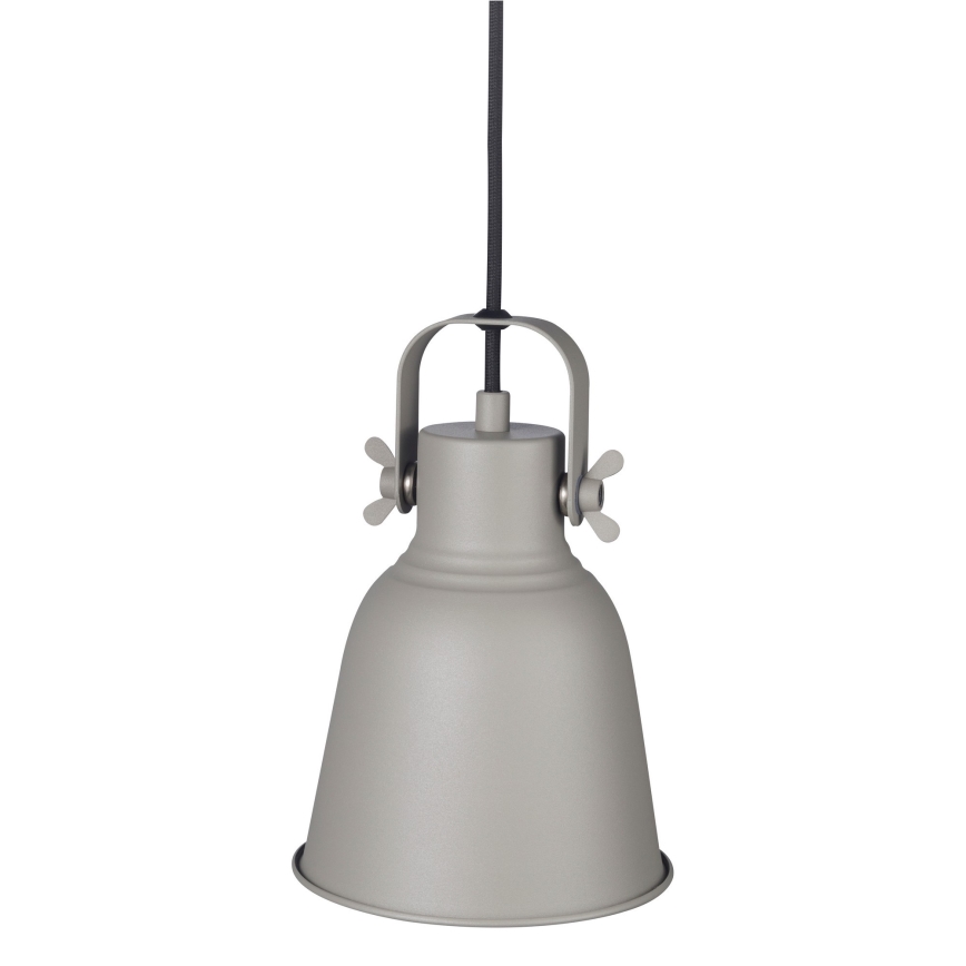 Nordlux - Luster na lanku ADRIAN 1xE27/25W/230V pr. 16 cm šedá