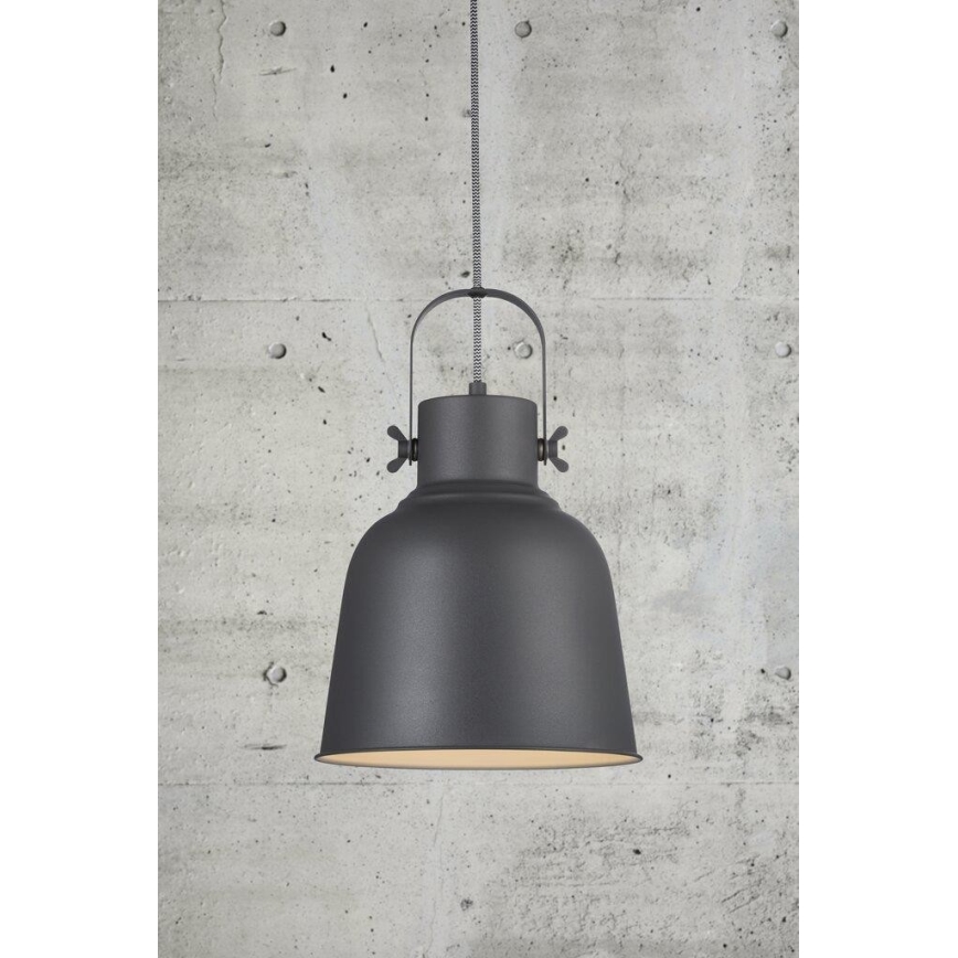 Nordlux - Luster na lanku ADRIAN 1xE27/40W/230V pr. 25 cm antracit