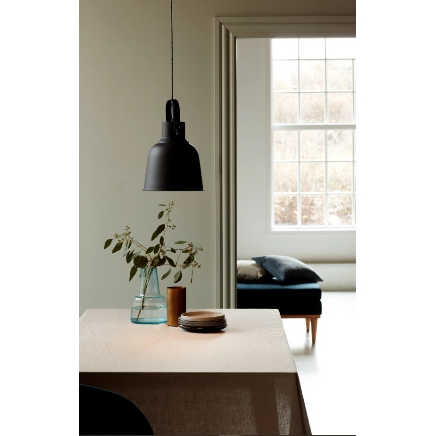 Nordlux - Luster na lanku ADRIAN 1xE27/40W/230V pr. 25 cm antracit