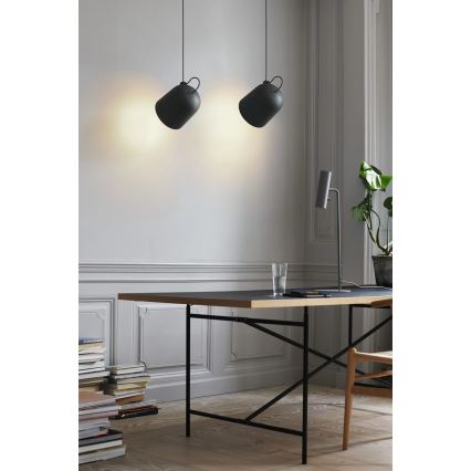 Nordlux - Luster na lanku ANGLE 1xE27/25W/230V čierny